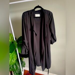 Babaton Black Lightweight Trench Coat